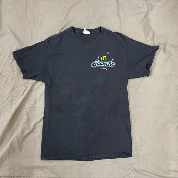 McDonalds Saweetie Crew T-Shirt Size Medium unisex - Picture 4 of 5